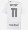 Pulisic 23 24 camisas de futebol GIROUD KOCHE AC MILANS KOCHE DE KETELAERE RAFA LEAO THEO camisa de futebol 2023 2024 homens crianças kit meninos uniformes fora terceiro 3º