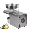 110V/220V Automatisk Cold Press Oil Machine Sunflower Seeds Extractor