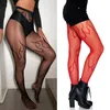 Femmes Chaussettes Collants Taille Haute Bas Sexy Collants À Motifs Résille