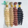 Hair Bulks Bulk Human Deep Wave For Braiding Curly No Weft Brazilian s 100 Grams Can Customized Color 230728