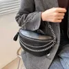 HBP Crossbody Bags Вечерняя сумка сплошная цветовая цепь маленькие фанни пакеты для женщин летняя мода талия Женская телефонная кошелька дамская грудь 220811