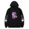 Herrtröjor Kokichi Ouma Figure Print Hoodie Sweatshirts Män Kvinnor Pullover Harajuku Tracksuit Dakimakura Bandana Anime Clothing