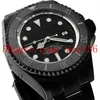 Orologio casual da uomo 44MM di alta qualità Sea-Dweller 116660 Ceramica nera in DLC PVD Movimento zaffiro Orologio da polso da uomo automaticoe359x