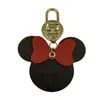 Designer porte-clés accessoires Porte-clés Souris Diamant clé Conception Clé de voiture Bijoux Porte-clés Mode PU Porte-clés chaînes sac charme Faveur Fleur Pendentif Bijoux Longes