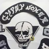 Mode GYPSY JOKER AUSTRALIË MC Club Biker Vest Geborduurde Patch Ijzer Op Volledige Achterkant van Jas Motorcycle Patch 287J