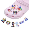 Pièces de chaussures Accessoires Thème de l'autisme Décoration Boucle à breloques Jibitz pour breloques de sabot Boutons de bracelet Drop Delivery Series au hasard