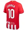 Ny Atletico Madrids Soccer Jerseys Griezmann 23 24 120 -årsjubileum 2023 2024 M.llorente Koke Saul Correa Lemar Football Shirt Men Kids Kit Set Uniforms