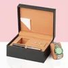 Watch Boxes Storage Box PU Leather Container Jewelry Display Case Bangle Holder For Watches Bracelet Girls Women Store