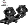 FIRE WOLF 25mm 30mm Ring Cantilever Heavy Duty Scope Mount Tático Picatinny/Weaver Rail 20mm Para Caça