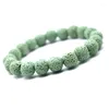 Strand 10 stks 10mm Kleurrijke Lava Stone Kralen Vulkanische Rock Essentiële Olie Diffuser Armband Yoga Sieraden Mannen