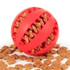 Brinquedos para cães de estimação de 5 cm, bola, engraçado, interativo, elasticidade, brinquedo para mastigar, para dentes de cachorro, bola limpa de comida, bola de borracha extra resistente JL1725