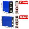 320AH LIFEPO4 بطارية 280AH 200AH 105AH قابلة لإعادة الشحن الخلية الفوسفاتية الحديد DIY 12V 24V 48V Solar Batteri لـ EV Golf Cart