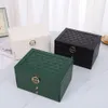 Jewelry Stand Leather Three-layer Jewelry Box Large Capacity Jewelry Storage Luxury Style High-end Necklace Box 230728