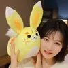 Stuffed Plush Animals Cute Shiny Rabbit Plush Genshin Impact Yuegui Stuffed toy Cute Rabbit Doll Role Play Prop Children's Birthday Gift 230728