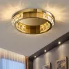 Modern led crystal chandelier for ceiling living dining room crystal lamp cricle stainless steel cristal lustre lighting fixture269Y