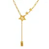 Hanger Kettingen Hoge Kwaliteit Collectie Vrouwen Letter M Ketting Sieraden