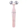 Massageadores de pernas 3D Face Lifting Instrumento elétrico Artifact Roller V Face Massager Lifting Firming Pink Beauty Bar 230728