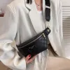 Tasarımcı Ins Kadın Bel Çanta Paketleri Geniş Strap Crossbody Göğüs Çantası Kadın Zarif Ekose Pu Deri Fanny Pack Bayanlar Şık 1335-7-8