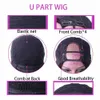 Wigs Cosplay s V Part Synthetic Hair Yaki Straight U Heat Resistant For Black Women Daily 1226 inch 230728