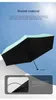 Ombrelli Parasole Ombrello pieghevole ultraleggero 139g Anti-viola Outerline Viaggio Antivento Fibra di carbonio 6K