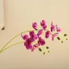 装飾的な花製品3D印刷フィルムダブルフォークファラエノプシス人工花植物インテリア装飾