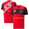 F1 Formel 1 Racing Suit 2022 Red Special Edition Team Suit kortärmad snabbtorkande topp Casual Sports309R