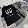 23SS MENS 디자이너 티셔츠 여자 Tshirts Bal Luxury Summer Short Sleeves Starts Printing Shorts Fashion Tees 인과 관계 CHD2307292