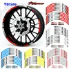 Motorcycle rim striped decorative stickers color logos and decals multicolor scratch-resistant tape for Suzuki Hayabusa264c
