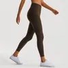 lu kadın yoga hizalanma tozluk push fitness yumuşak yüksek bel cepleri dikişsiz kalça kaldırma elastik legging rahat koşu pantolon jsk34
