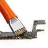 Professionellt handverktyg sätter dubbelhuvud antistatiskt ESD-mobiltelefon Moderbräda Reparation PCB Cleaning Brush Hard Brestles Welding O241N