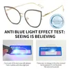 Sunglasses Eye Protection Anti-Blue Light Glasses Comfortable Blue Ray Blocking Ultralight Round Eyeglasses Metal Frame Eyewear Men Women