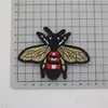 25 pièces broderie abeille Patch coudre fer sur Patch Badge tissu Applique bricolage pour vêtements chaussures bags207M