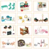 Tools Workshop 1 12 Scale Dollhouse Miniature Furniture Villa House Bunny Reindeer Kitchen Food Picnic Car Accessories Simulation Set For Gifts 230729