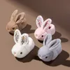 Slipper Winter Adorable Infant Slippers Toddler Baby Boy Girl Nonslip Shoes Cute Rabbit Antislip Warm Shoes Baby Cotton Slippers 230728