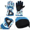 Luvas de ciclismo inverno quente snowboard esqui crianças crianças luvas de neve esqui impermeável ar respirável M L 230729