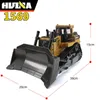 Electric RC Car Huina 1569 RC Bulldozer 1 16 8CH Удаленный грузовик 2 4G Радиоинженерия Мальчик для мальчика для детей для детей подарки 230728