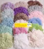 Flokati Wool Blanket born Pography Props Poshoot Studio Posing Background Basket Filler Infant fotografia Accessories 210825ZZ