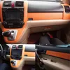 Für Honda CRV 2007-2011 Innen Zentrale Steuerung Panel Tür Griff 3D 5DCarbon Faser Aufkleber Aufkleber Auto styling accessorie309O