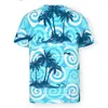 T-shirts pour hommes motif exotique sans couture paysage tropical impression 3D T-shirt en Polyester tropiques hommes T-shirt à manches courtes sport