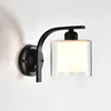 Wall Lamp Modern Style E27LED Wrought Iron Black CE Certified AC Current 90-260V Bedside Dining Room Living Bedroom Study