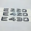 Auto-Emblem für den hinteren Kofferraum für Mercedes Benz W124 W211 E-Klasse E220 E420 E430, Chrom-Buchstaben, Logo-Aufkleber, 282 V