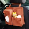 Auto Organizer Hängende Tasche Rücksitz Aufbewahrungsbox Tasse Papier Handtuch Telefon Filz Mülleimer Zubehör