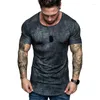 Costumes pour hommes A2254 T-Shirt Casual Top 3D Summer O-Neck Shirt Grande Taille Streetwear