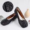 Scarpe eleganti IPPEUM Mary Janes Tabi Shoes Cute Split Toe Flat Shoes Donna Designer Mocassini Dupe Dress Lolita Plus Size 44 230729