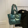 Abendtaschen Große Shopper-Tasche Mode gesteppte Frauenhandtasche Schulter Designer Raum gepolsterte Baumwolle Luxus Puff Tote 230729