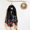 Scarves Ethnic Style Female Vintage Embroidered Shawl Scarf Desert Tourism Cotton Spring And Autumn All-matched Shawls