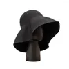 Cappelli a tesa larga 202301-HH1062 Autunno Inverno Morbido feltro di lana Modello Mostra Cappello da sole per le vacanze Cappello da spiaggia per il tempo libero da donna
