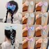 Accessori per capelli Nappe di perle per bambini Fiocchi Nastri Forcine intrecciate Copricapi Estate Ragazze Principessa