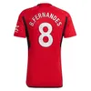 23 24 24 Mount Antony Sancho Rashford Soccer Jersey B. Fernandes 2023 2024 Casemiro Eriksen Shaw Football Shirt Men Kit Kit Mundurs