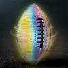 Balls Rugby Good Sealing Scratch Proof Team Training Ball Football Glow in the Dark 230729